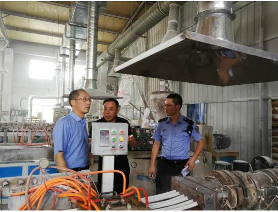 宿城区环保局对市驻厂督查交办件开展专项执法行动