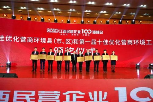 万载荣获十佳营商环境县,睿锋环保公司位全省100强民营企业第60位